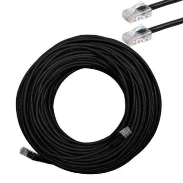 Imagem de Cabo De Rede Cftv 10 Metros 8 Vias Upt 4 Pares Cat5 Preto - Infinity