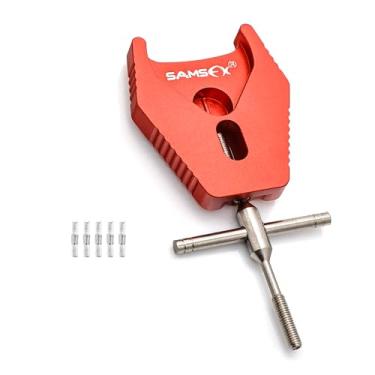 Imagem de SAMSFX Ferramenta de remoção de rolamento de carretel para carretel Shimano Daiwa Abu Garcia Carretel de alumínio (vermelho)