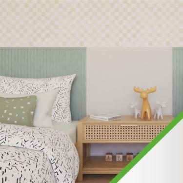 Imagem de Kit Cabeceira Painel Ripado | Linha Play | Simples Instalação e Durabilidade (Verde, Solteiro)