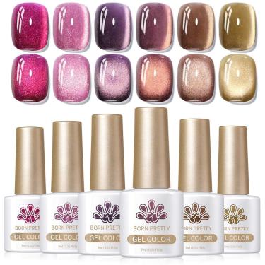 Imagem de Esmalte de unhas Born Pretty Cat Magnetic Eye Gel 7 mL (6 unidades)