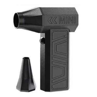 Imagem de Mini Soprador Turbo Jet Fan 90.000 RPM 3 Velocidades USB Bateria Recar
