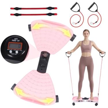 Imagem de Pakalife Máquina de torção de cintura, pilates, equipamento de exercício para fitness, rolo abdominal silencioso para equipamentos de ginástica em casa, equipamento de treino abdominal silencioso