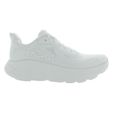 Imagem de HOKA Clifton 10 Tênis feminino, Branco/Branco, 39