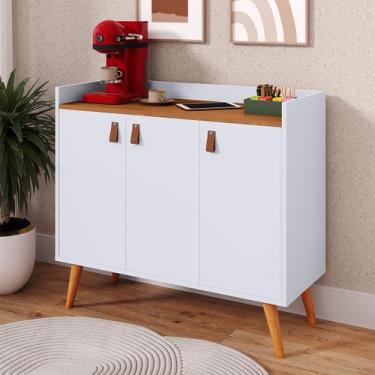 Imagem de Aparador Sala Cantinho Café 3 Portas Hall de entrada Lara - Diversas C