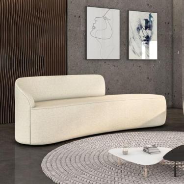 Imagem de Sofá 4 Lugares Orgânico 220 cm Morgan Linho D03 - D'Rossi - DRossi, Be