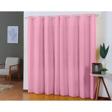 Imagem de Cortina Oxford Em Tecido Grosso 3,00 X 2,20 Sala Quarto Cozinha Evento