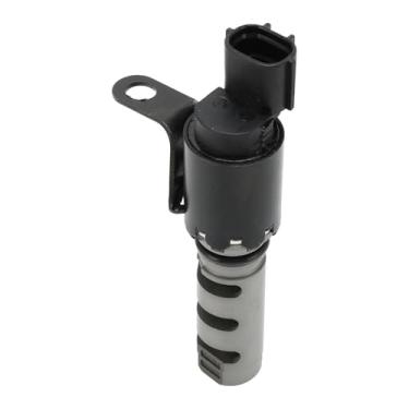 Imagem de Partuto Solenoide VVT de sincronismo de válvula variável do motor para Toyota Tacoma 2016-2022 Válvula de controle de óleo do eixo de cames do motor nº 1533075040 tom preto prateado 1 peça