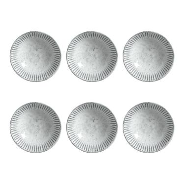 Imagem de Conjunto de Cumbucas Porto Brasil Linhas Echo Branco 6 peças - 370 ml