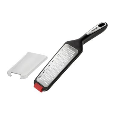 Imagem de Ralador Tefal Ingenio, Preto, com Lâminas Duplas Afiadas, Base Antiderrapante e Tampa Protetora – Mais Segurança, Eficiência e Estabilidade ao Ralar