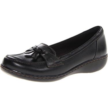 Imagem de Clarks Mocassim feminino Ashland Bubble, Preto, 11 Wide