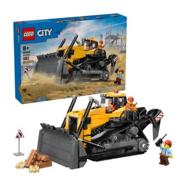 Imagem de Lego City Trator de esteira amarelo - 60466