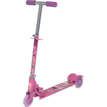 Imagem de Patinete Infantil 3 Rodas Fly Rosa Bel, Rosa, Único