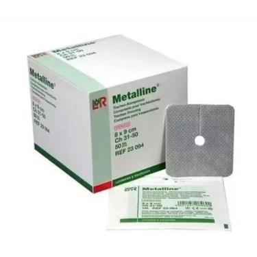 Imagem de Metalline (Traqueostomia) 8X9cm (1unid) - Lohmann & Rauscher