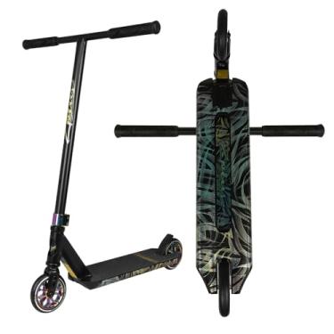 Imagem de Zplus Pro Scooter – Trotinete profissional de rua estilo livre para iniciantes a avançados para crianças a partir de 8 anos, adolescentes e adultos (preta/NEO)