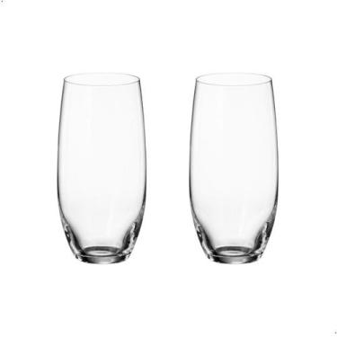 Imagem de Copo De Cristal Bohemia Para Água e Suco 470 ml Mergus 2 Peças - Bohem