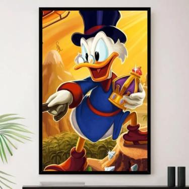 Imagem de Genérico, Quadro Tio Patinhas Negocio Digital Decorativo A4 23x33cm