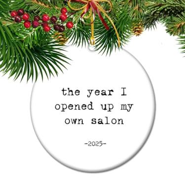 Imagem de The Year I Opened up My Own Salon - salão de beleza, dono de um novo negócio, lembrança de salão de cabeleireiro, dama de chefe, presente para empreendedor