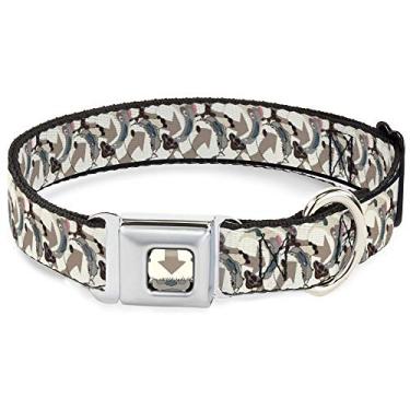 Imagem de Coleira de cachorro com fivela de cinto de segurança Avatar The Last Airbender Appa Pose empilhada 33 a 43 cm de largura