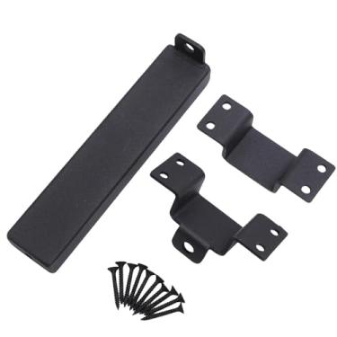 Imagem de AYNEFY Trava de Porta de Lâmina, Trava de Aço para Serviço Pesado Com Orifício de Cadeado, Design à Prova de Ferrugem para Cercas de Madeira, Celeiros e Portões Externos