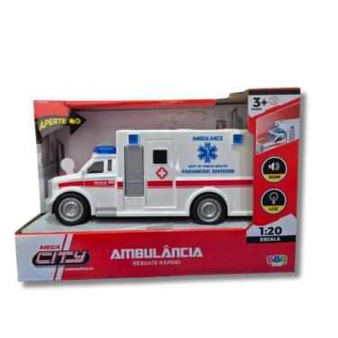 Imagem de Ambulancia Resgate Rapido Mega City Emergencia - Bbr Toys