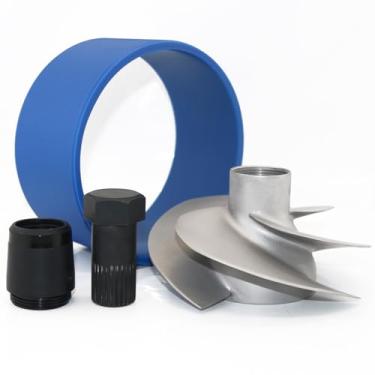 Imagem de CAPTAIN Kit de impulsor de substituição para Sea-Doo 267001067, adequado para Sea-Doo GTX-130 GTX-PRO-130 GTX-PRO-130-iBR Embarcação pessoal (PWC), impulsor Jet Ski 155,5 mm com anel de desgaste