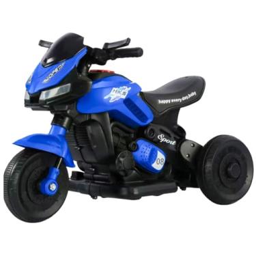 Imagem de Mini Moto Eletrica Infantil Triciclo Motoca (Azul)
