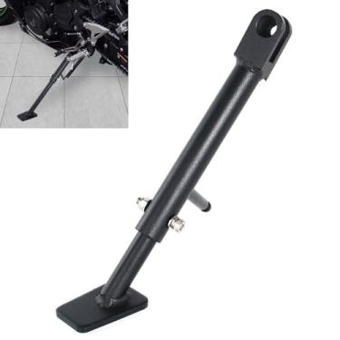 Imagem de CYCBOLT Suporte lateral de aço ajustável para Ninja 500 Z500 NINJA e-1 ABS Z e-1 ABS / 2019-2024 Z400 Ninja 400 EX400 / 2023 2024 2025 Eliminator 450 3'' Suporte lateral ajustável