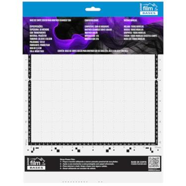 Imagem de Kit 2 Bases de Corte 30x30 cm com Cola Médio Tack Compatíveis com Brother SDX 85, 125 e 225 – Base Adesiva Reutilizável Power Film Akikola