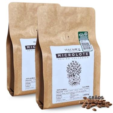 Imagem de Café em Grãos Fermentado Vulcânica Microlote 400g – Frutado, Cítrico Licoroso