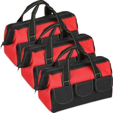 Imagem de Bolsa de ferramentas Sanwuta, pacote com 3 para homens, impermeável co