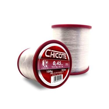 Imagem de Linha Monofilamento JR Pesca Chicote 0,45mm 22,7lb/10,3kg - 565 Metros