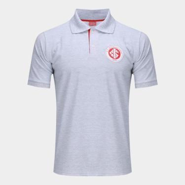 Imagem de Camisa Polo Internacional Masculina - Oldoni Sports, Cinza claro, GG