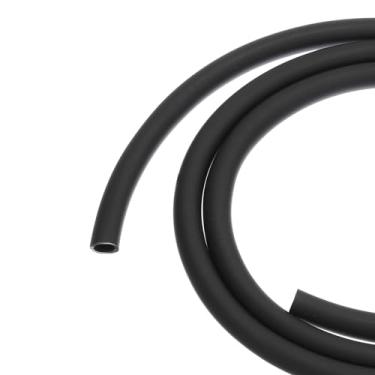 Imagem de Mangueira de linha de combustível de PVC para gasolina, 3/40.6 cm x 5/40.6 cm 1 m preta para motosserras, cortadores de grama, sopradores de corda, motores pequenos