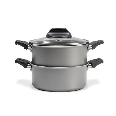 Imagem de Panela Cozi Vapore Brinox Cor E Vapor 16 Cm Prata