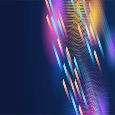 Imagem de Quadro Decorativo Arte Moderna Tecnologia Comunicação Estilo Contemporâneo 40x40cm