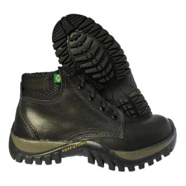 Imagem de Bota Adventure Coturno Masculino Feminino Trilha Couro Legitimo - Art 