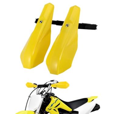 Imagem de AnXin Protetores de mão de motocicleta 2,5 cm e 3,5 cm Proteção universal para DRZ125 DRZ125L DRZ50 RM85 RM125 RM DRZ 50 85 125 Dirt Pit Bike ATV Amarelo