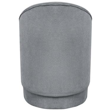 Imagem de Kit 2 Poltronas Decorativa Aura Bouclé Premium Cinza - Cinza Buclê