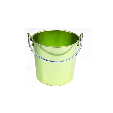 Imagem de Balde de gelo espesso de aço inoxidável balde de gelo de isolamento doméstico balde de gelo balde de cerveja (cor: C) (C)