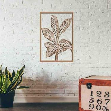 Imagem de Quadro Decorativo Folha Vazada - Mdf 3Mm 001 - Decoarts
