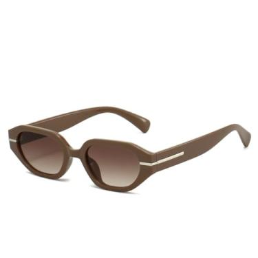 Imagem de HPIRME e Moda Óculos de Armação Pequena Irregular Fotografia de Rua Masculino e Feminino(5)