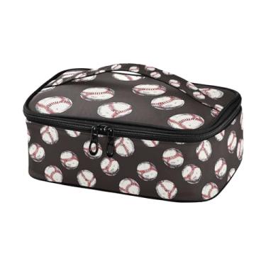 Imagem de GUIJI Lancheira térmica de beisebol, 2, lancheira à prova de vazamento para mulheres e homens, lancheira portátil para trabalho, piquenique, viagem