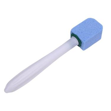 Imagem de Semme Escova de Limpeza de Pedra-pomes, Escova Multifuncional do Líquido de Limpeza Bacia do Toalete Com Punho Longo para a Piscina Banheira Telha do Dissipador (BLUE)