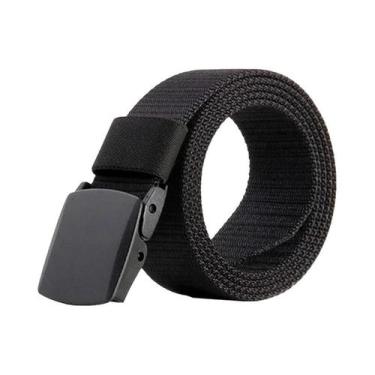 Imagem de Cinto Tático Militar Unissex plus Size Com Fivela Automática De Nylon 