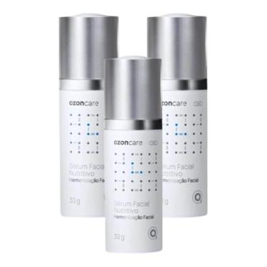 Imagem de Kit 3 Sérum Facial Nutritivo Ozônio Ativo Hidrata E Nutre 30g