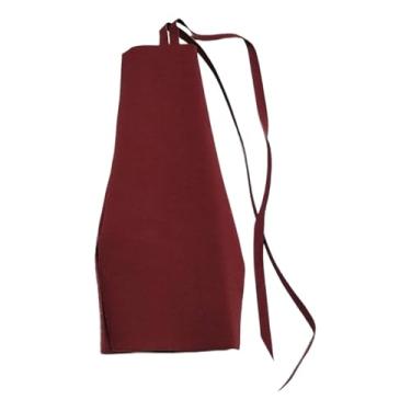 Imagem de Almencla Vestido feminino em escala 1:6, vestido para mini boneca, elegante saia curta estilo cheongsam, roupa casual para figura de ação de 30 cm, Vermelho Escuro