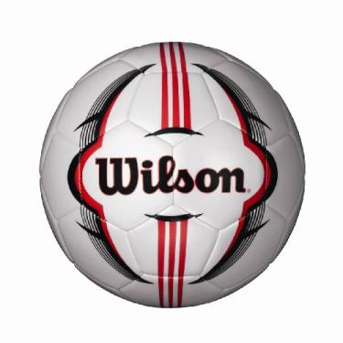 Imagem de WILSON Bola de futebol Dynasty II, branca/vermelha, tamanho 5