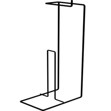 Imagem de Porta Papel Higienico de ChãO，Comporta TrêS Rolos de Papel Toalha，FáCil de Usar，Deixe o Banheiro Mais Arrumado e Esteticamente AgradáVel(preto)