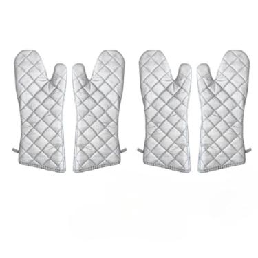 Imagem de Luvas de Cozinha Cinzentas Para Forno, Adequadas Para Fornos e FogõEs, Antiderrapantes, DuráVeis e Resistentes Ao Calor.(4 unidades)