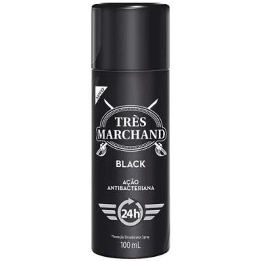 Imagem de Desodorante Tres Maschand Spray Black 100ml